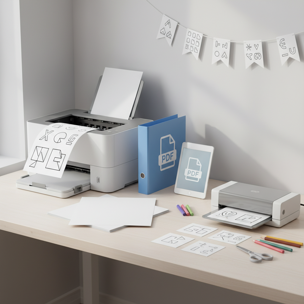 Lietuviška abėcėlė PDF: atsisiųskite ir spausdinkite